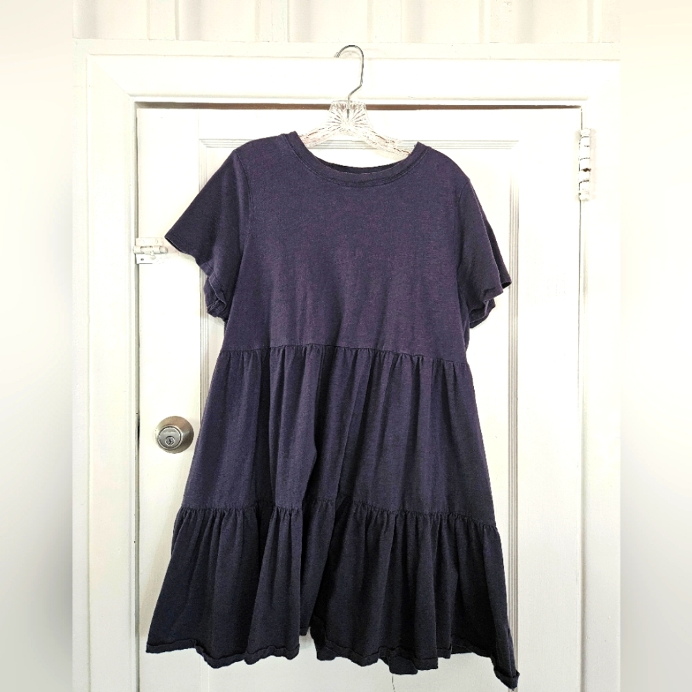 Knit Tiered T-Shirt Mini Dress